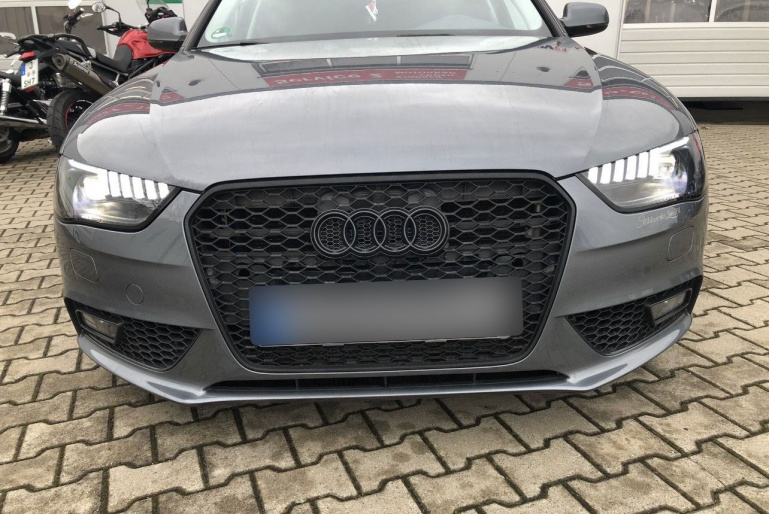 XENON LED Tagfahrlicht Scheinwerfer für Audi A4 8K B8 Lim./Avant/Cabrio 12-15 schwarz dynamisch